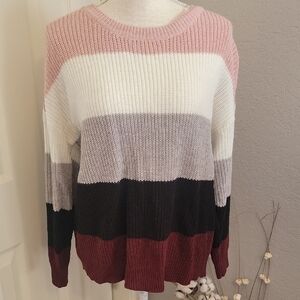 Striped Multicolor Women's Sweater
